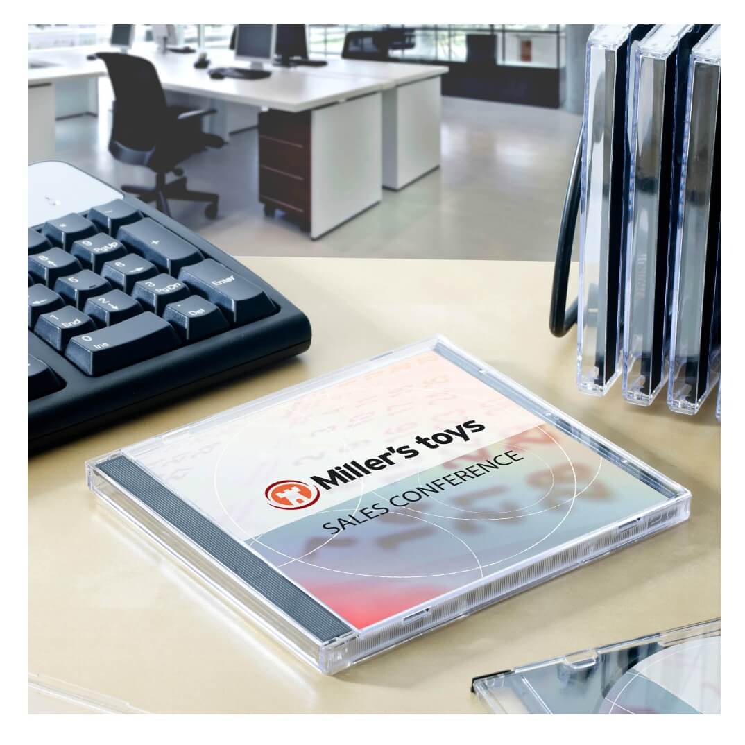 Etiquetes Avery inkjet estoig CD frontal i pòster