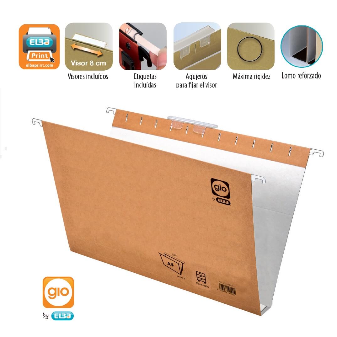 Carpeta colgante Folio Gio-2 30mm