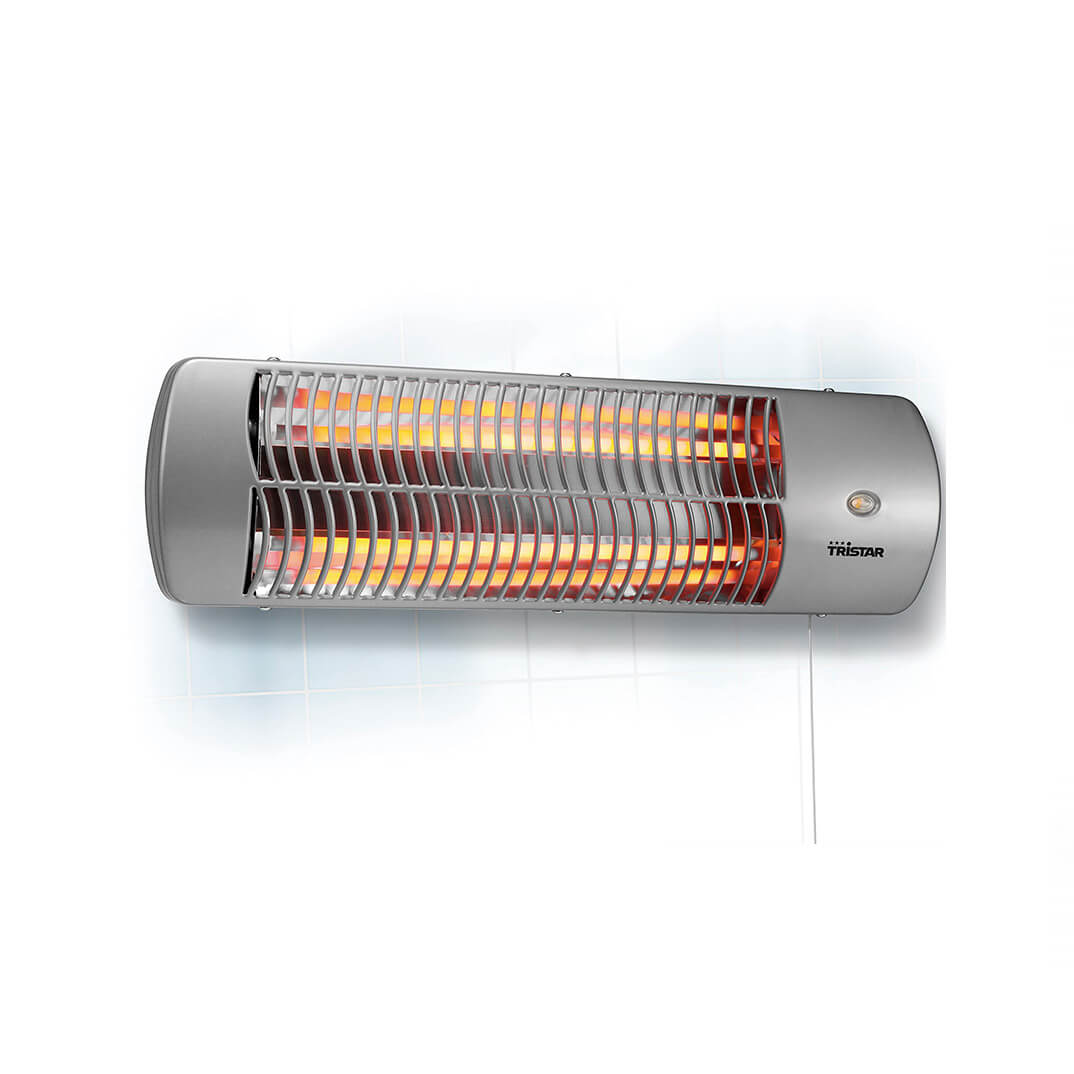 Calefactor de cuarzo Tristar 1200 W gris