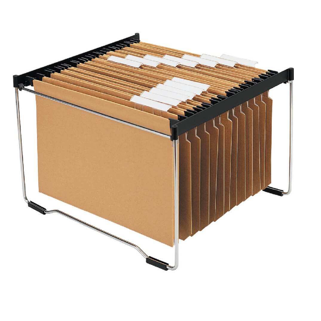 Bastidor cromat per a 30 carpetes calaix