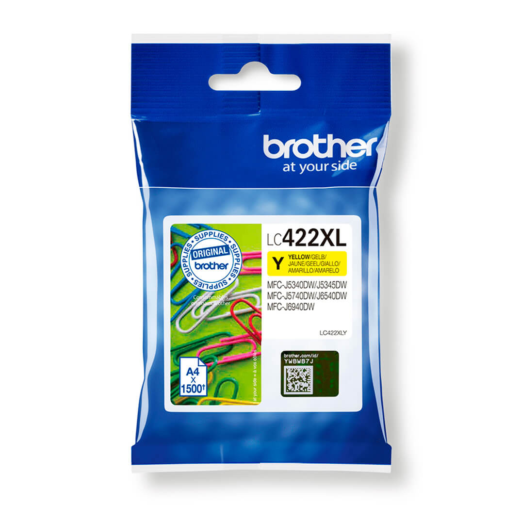Brother ink-jet LC422XL amarillo