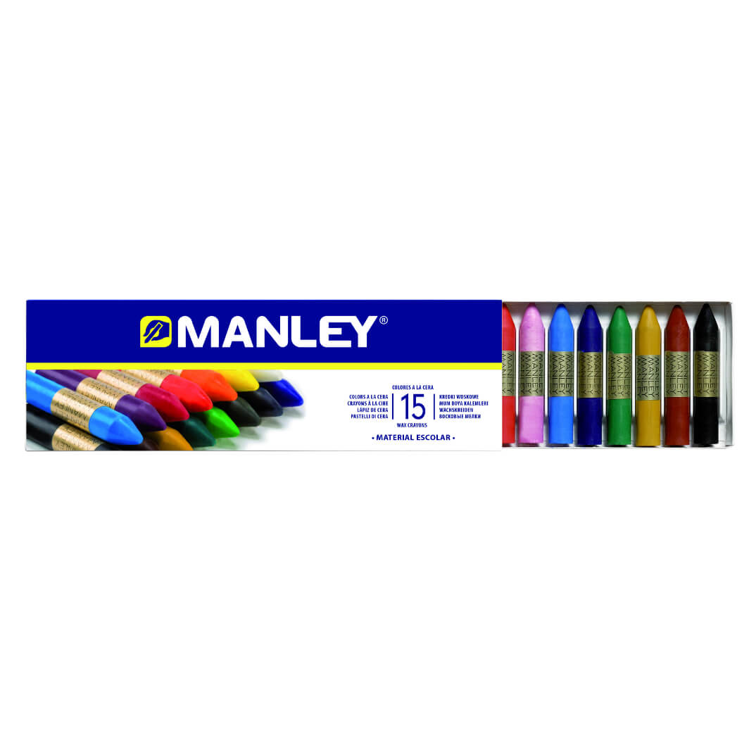Caja 15 ceras Manley