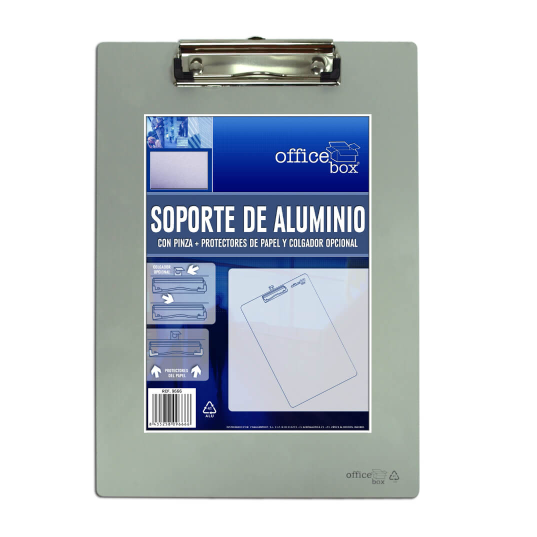 Portabloc alumini A4 plus
