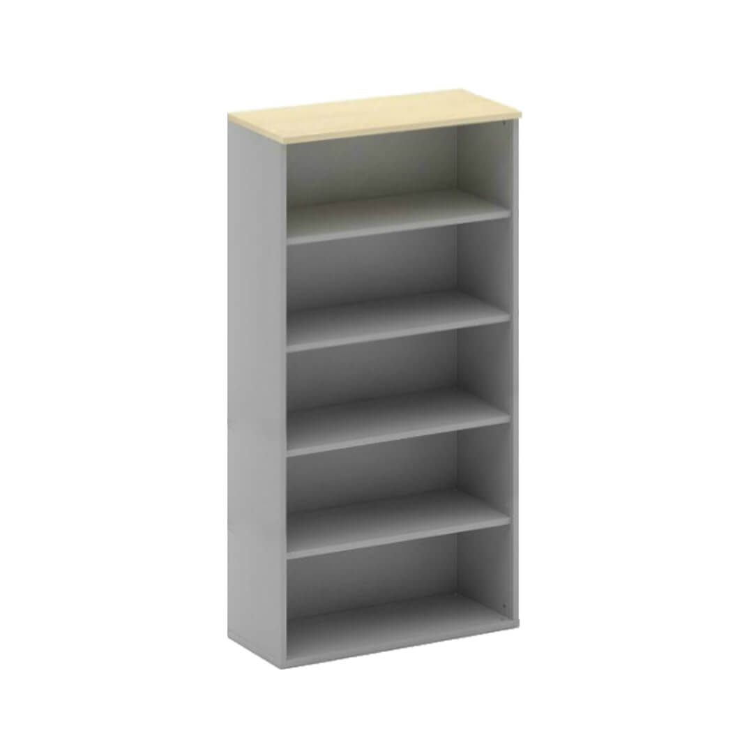 Armari sense portes color faig/plata 4 est 80x197