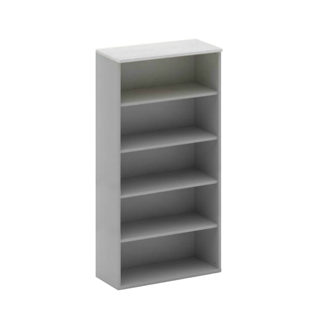 Armario sin puertas blanco/plata 4 est 80x198