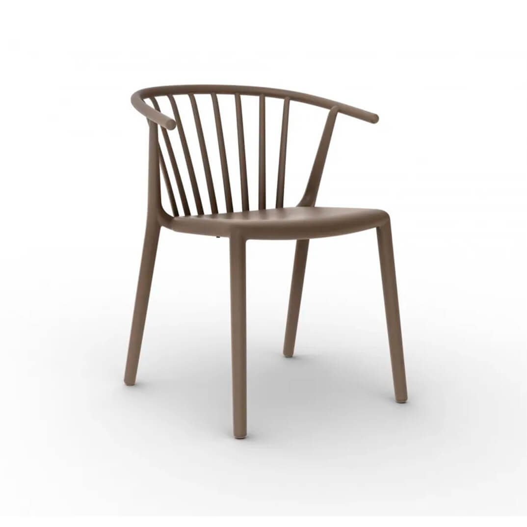 Silla WOODY chocolate