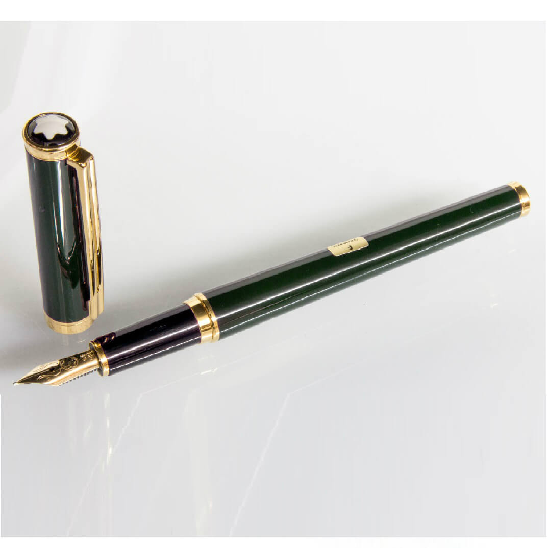 Estilográfica Montblanc Noblesse Oblige verde "F"