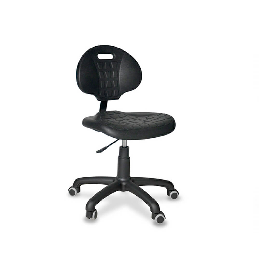 Silla DACTILUS en goma integral amb rodes