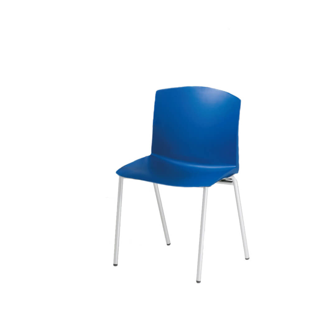 Cadira SQUARE PP injectat color blau