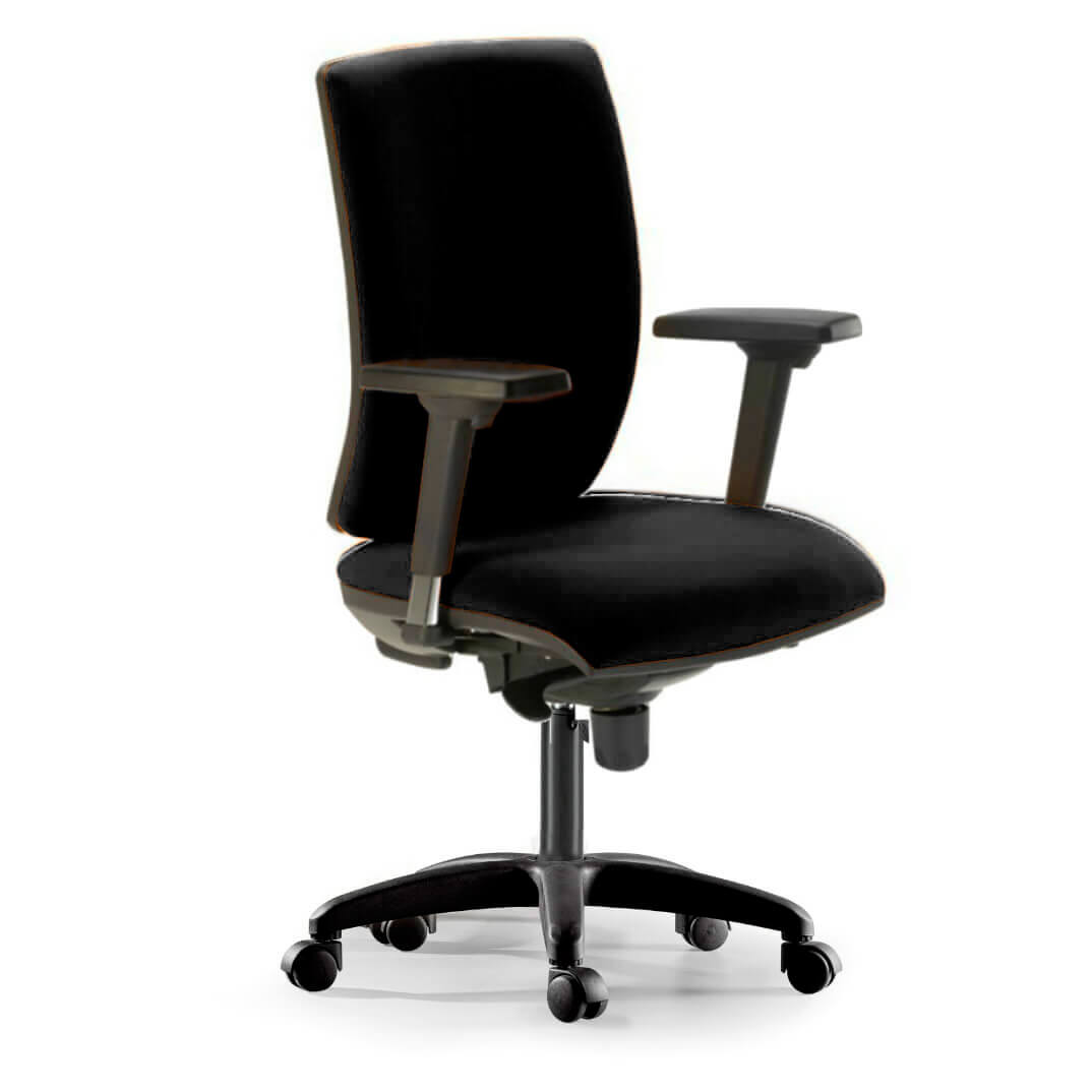 Silla POP respaldo alto y brazos regulables 2D