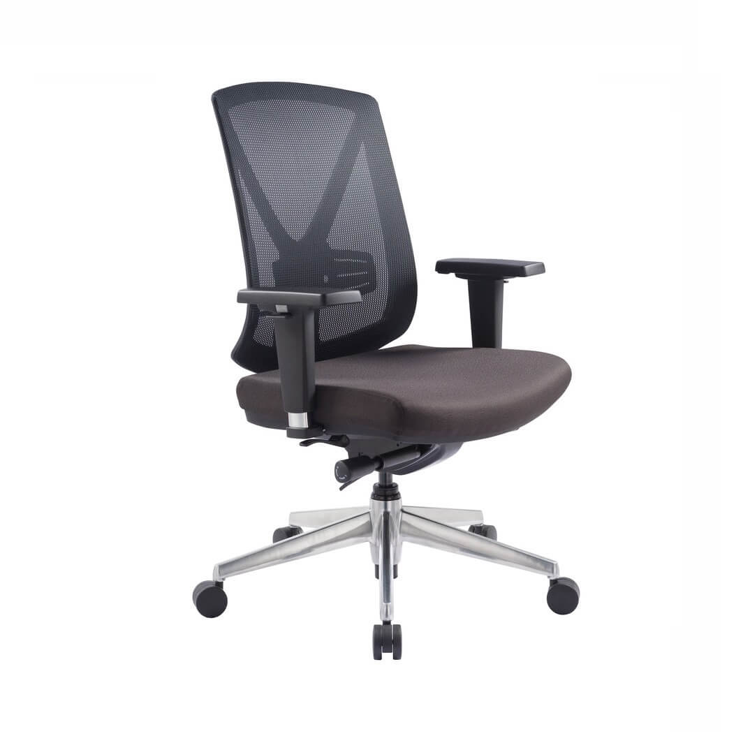 Silla MIRO con respaldo malla y brazos regulables