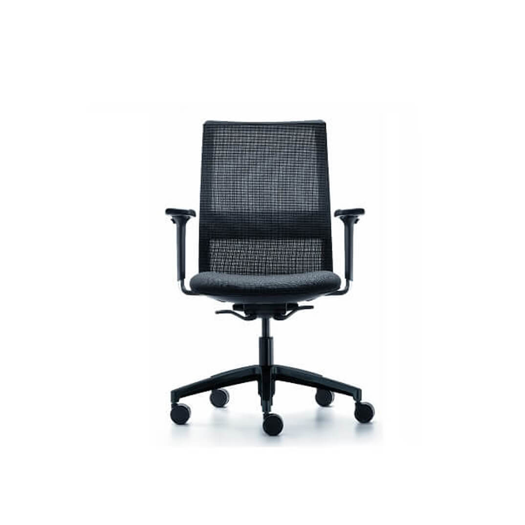 Silla SENTIS respaldo malla asiento tapiz. br.reg