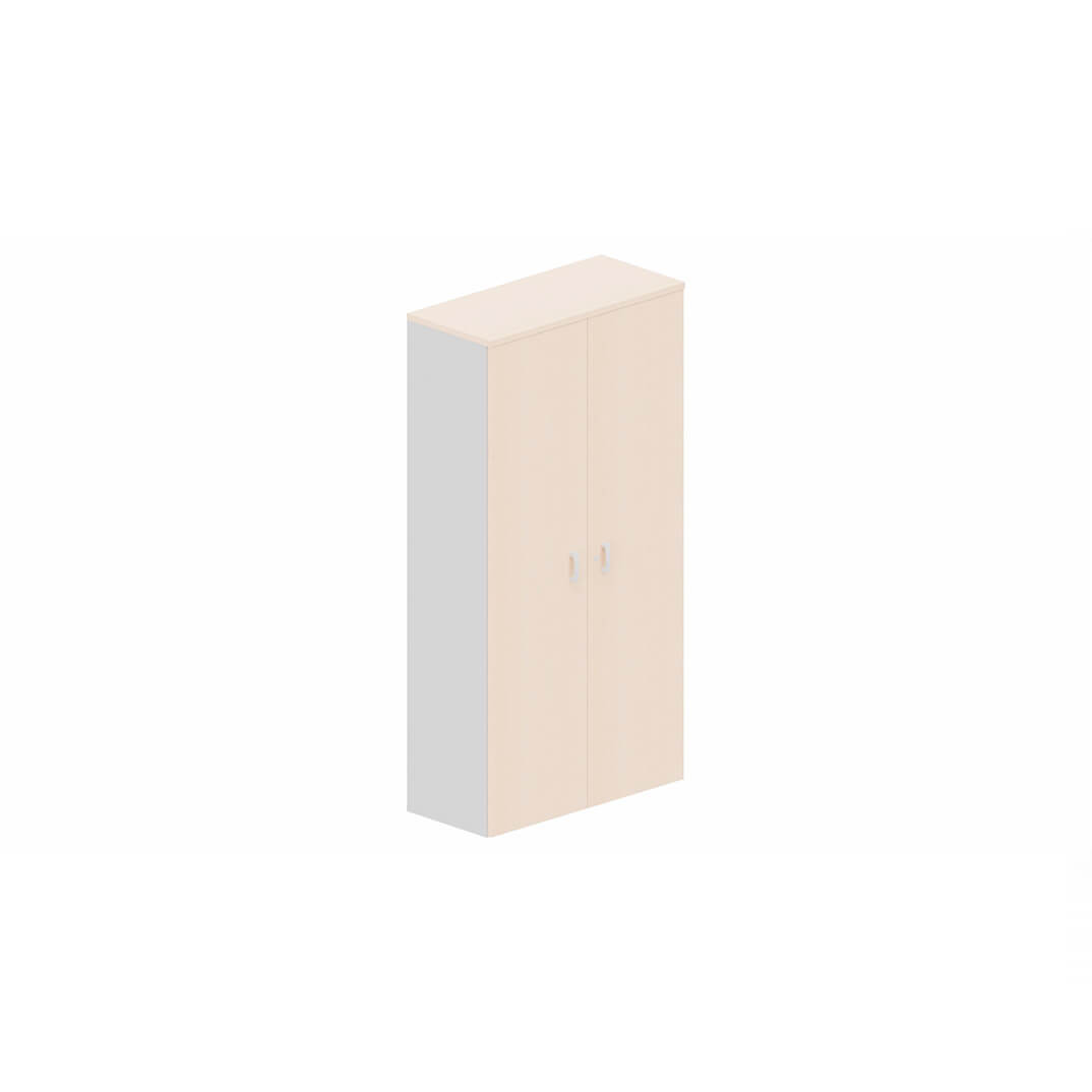 Armari amb portes color faig/plata 4 est 100x196