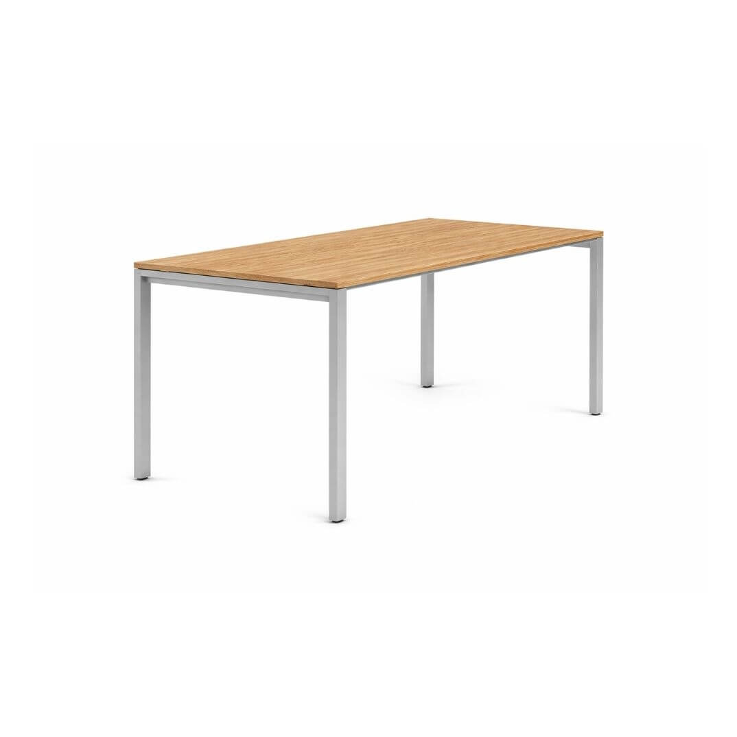 Mesa ADAPTA roble/plata 120 x 60 x 72