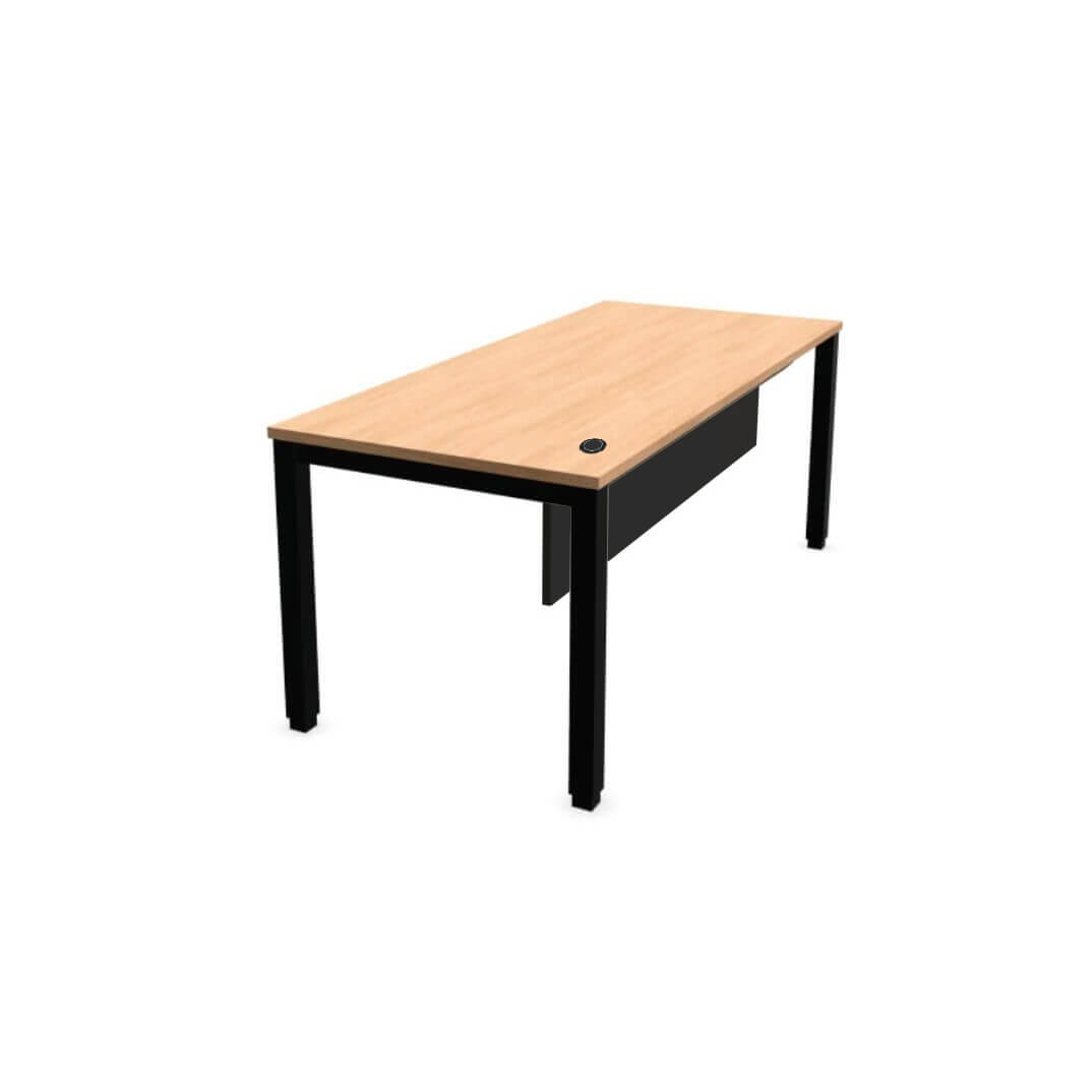 Taula TEMPO 180cm color roure estructura en negre