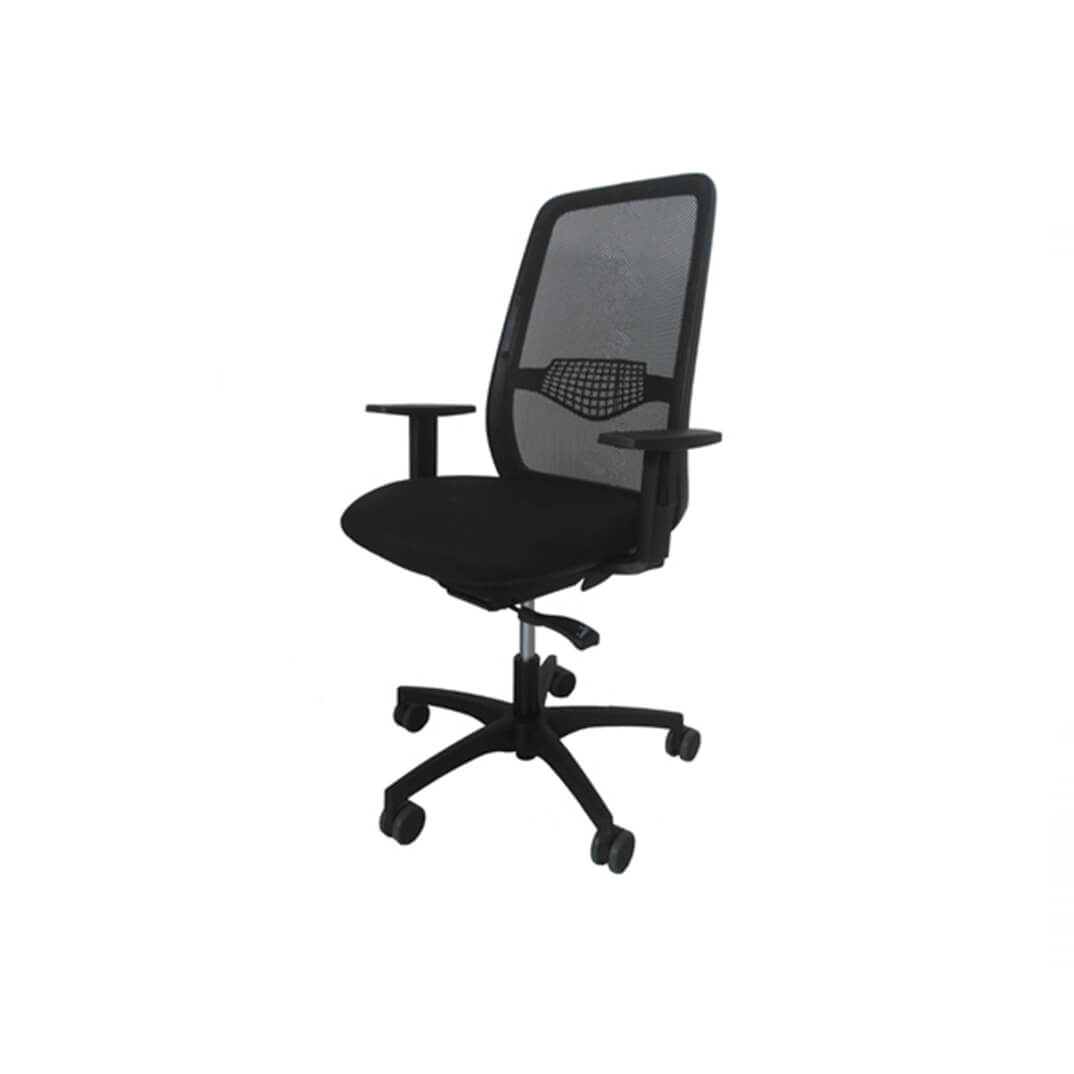 Silla PEPER brazos regulables Bonday negra
