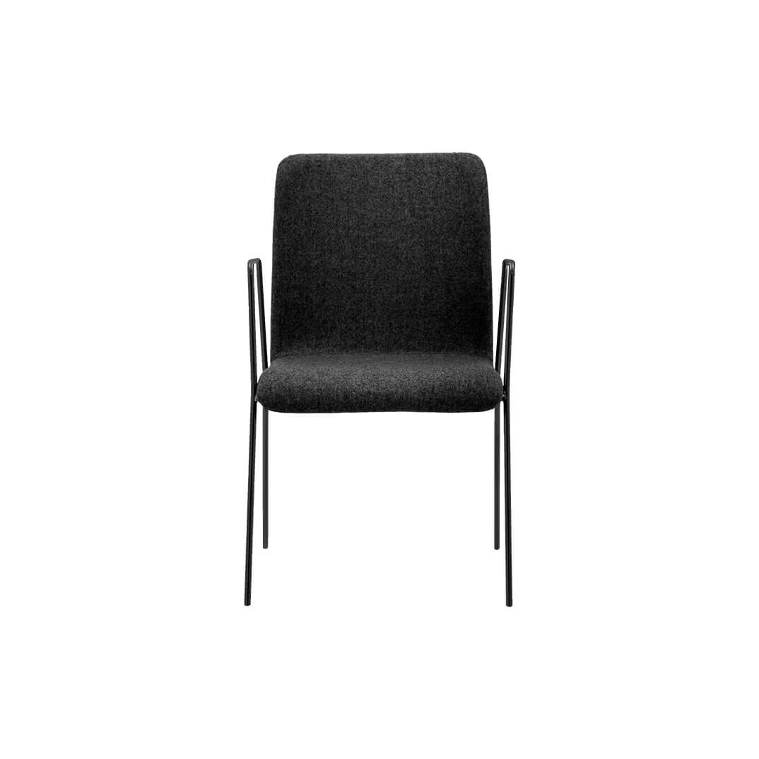 Silla confidente WING negra