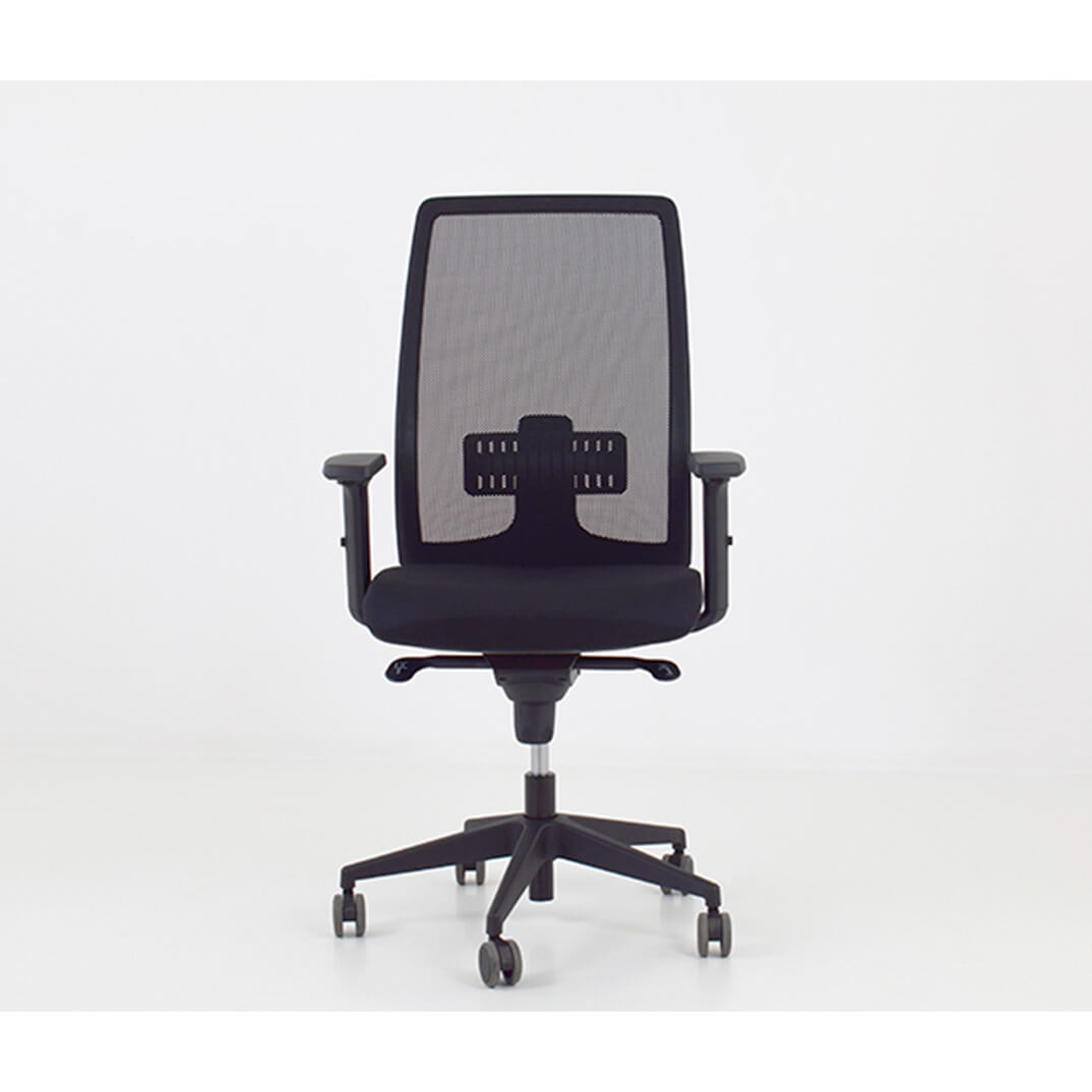 Silla NEW LIGHT respaldo malla y brazos 2D