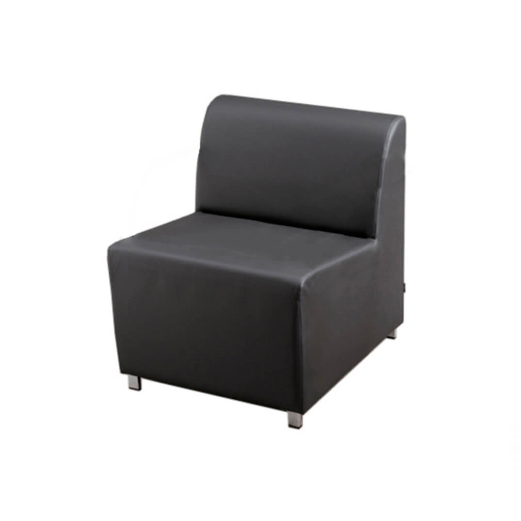 Sofà Modular Single negre 1 plaça