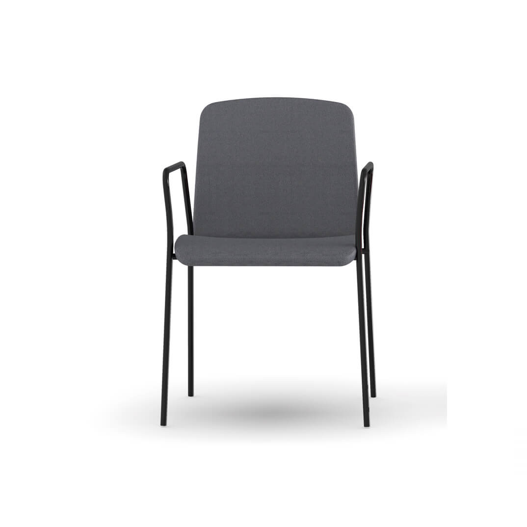 Silla confidente WING gris
