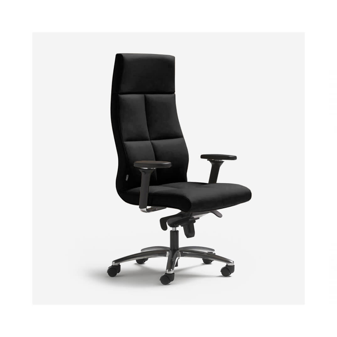 Sillón Tapizado C Boss Negro