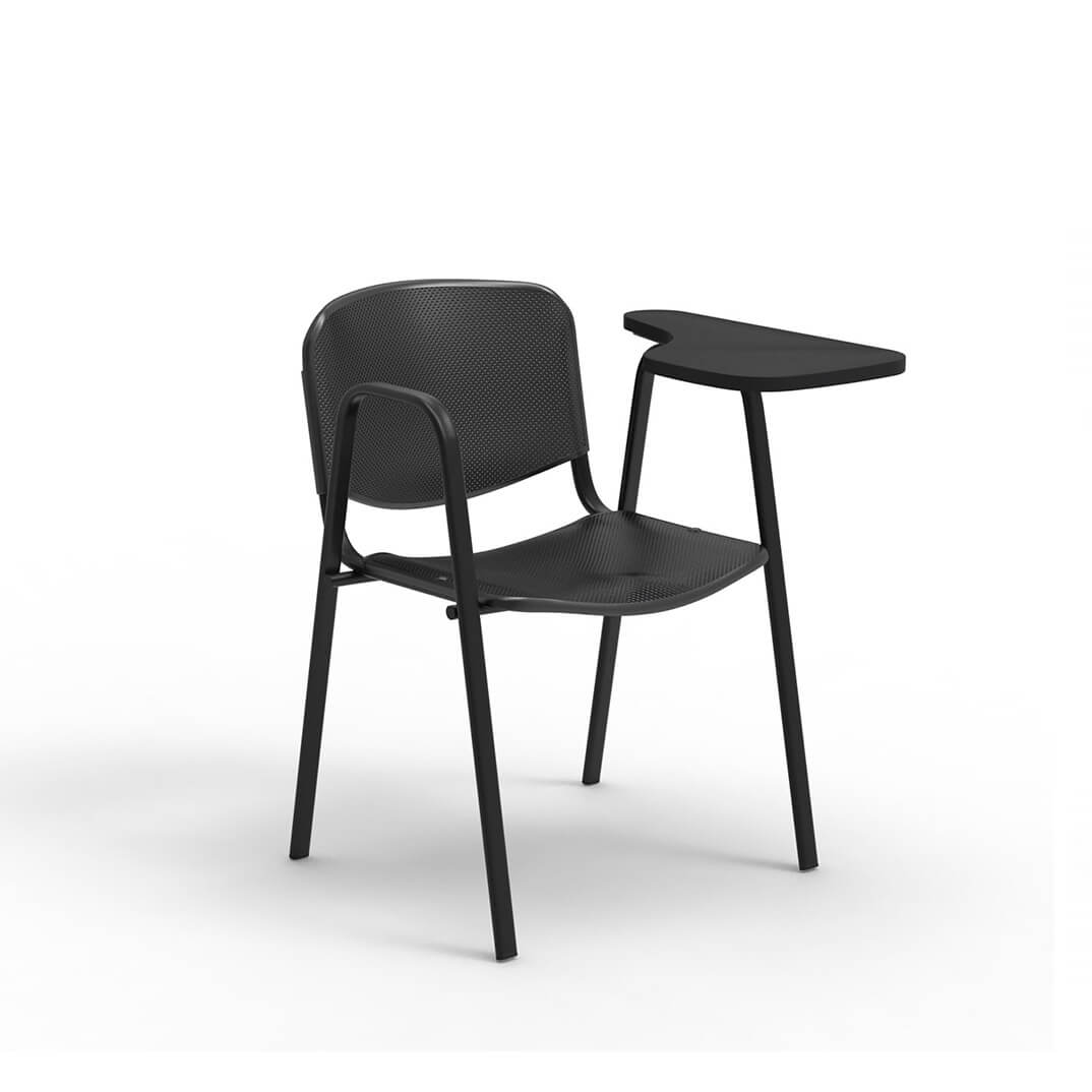 Silla COLECTIV negra con escribanía izquierda