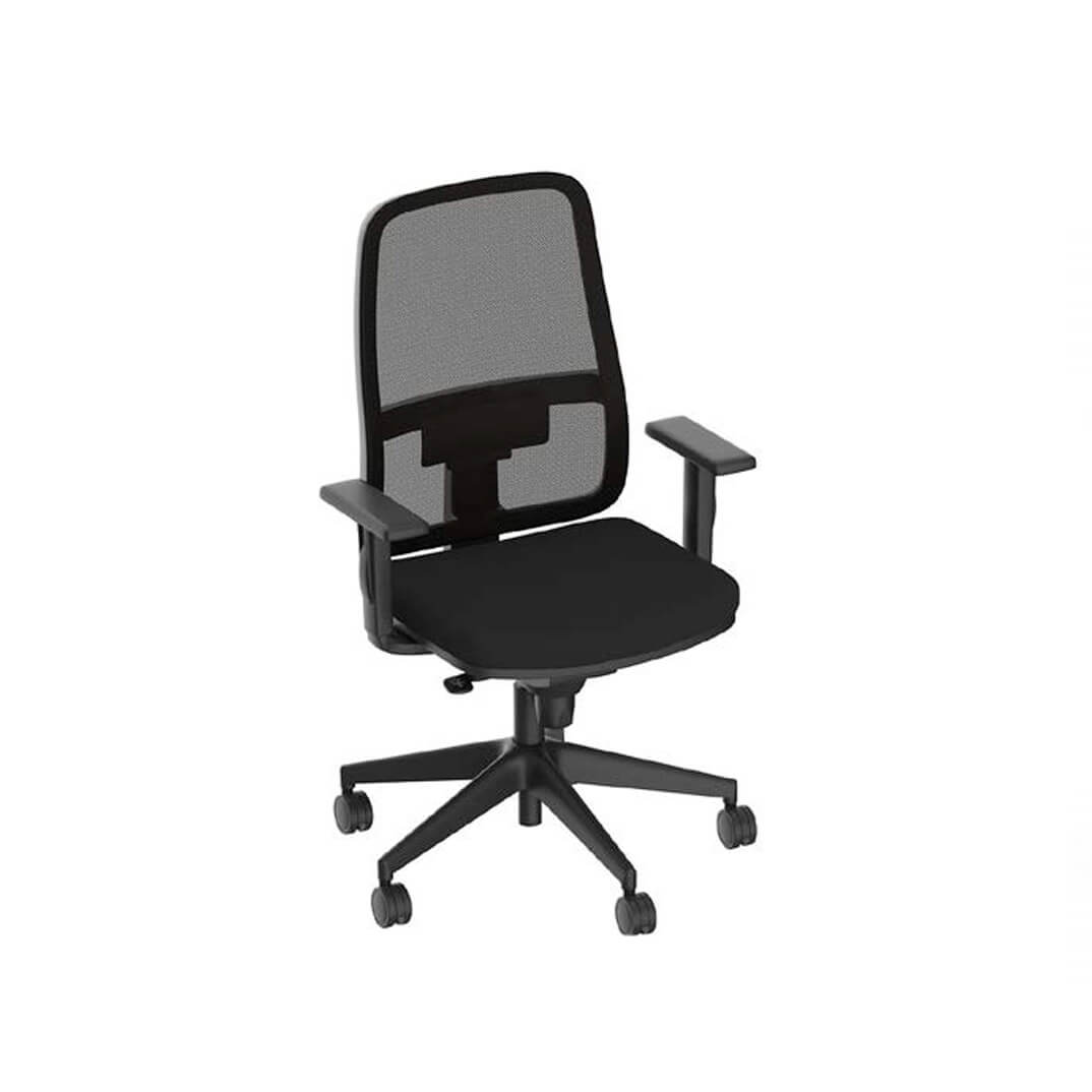 Cadira MOVE respatller malla negre