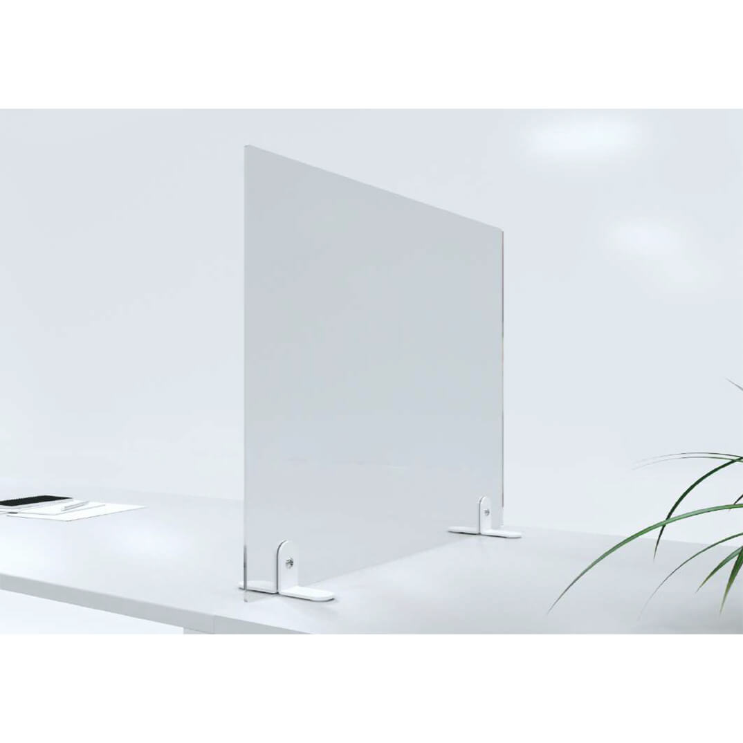 Mampara protección frontal metacrilato 150x60cm