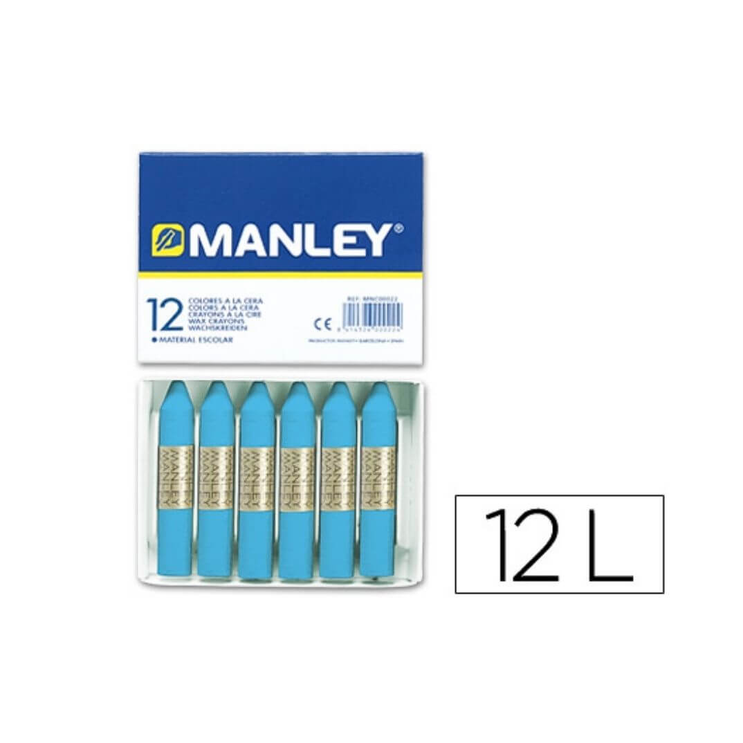 Caixa 12 ceres Manley azul celeste