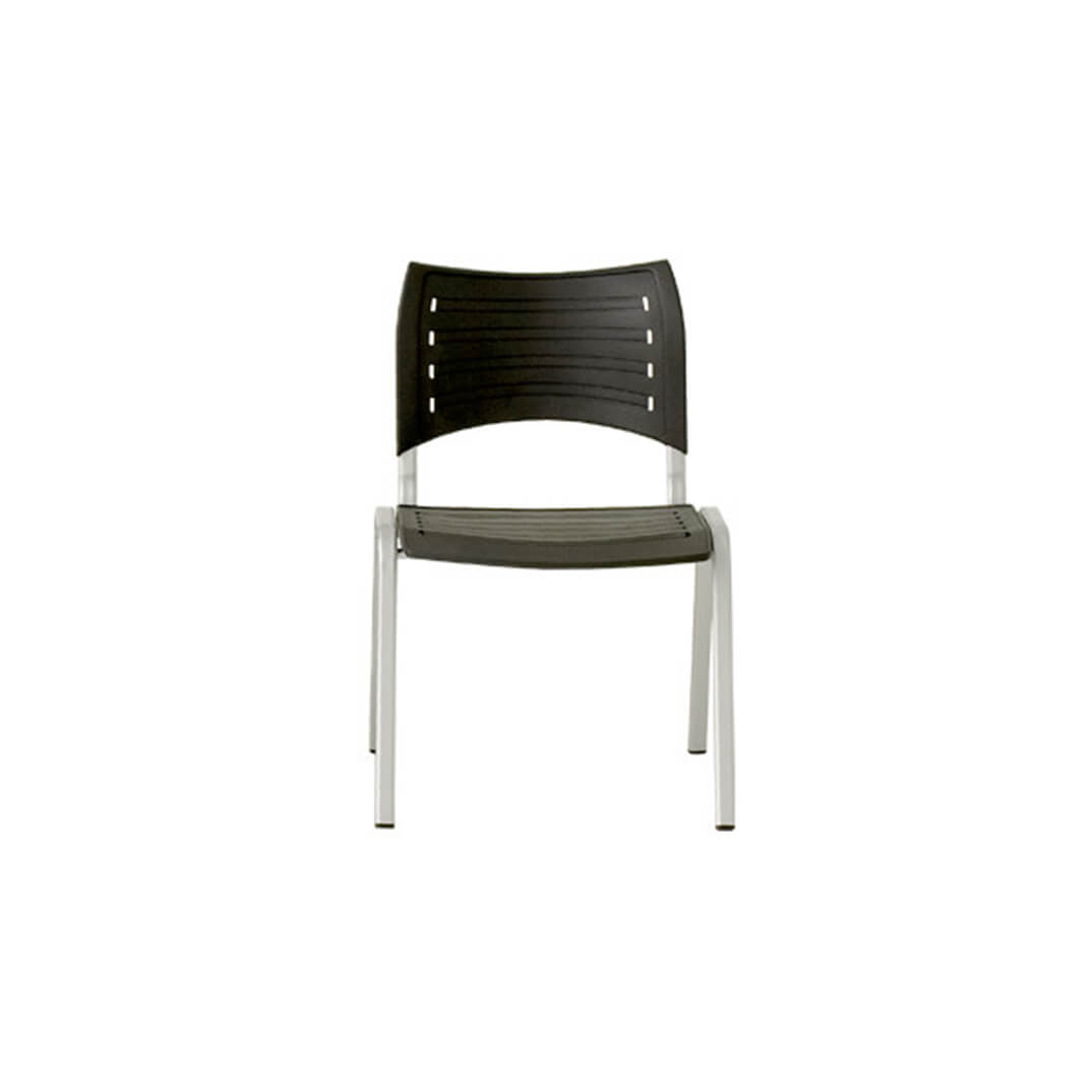 Silla 4 patas aplilable negra Dyana
