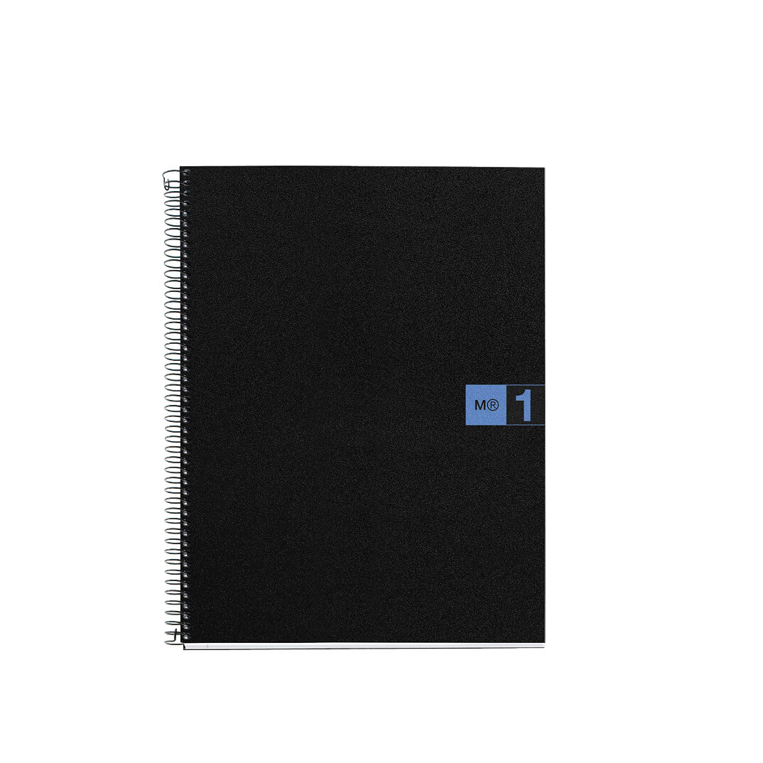 Quadern Notebook 1 A4 C5 blau 80 fulls