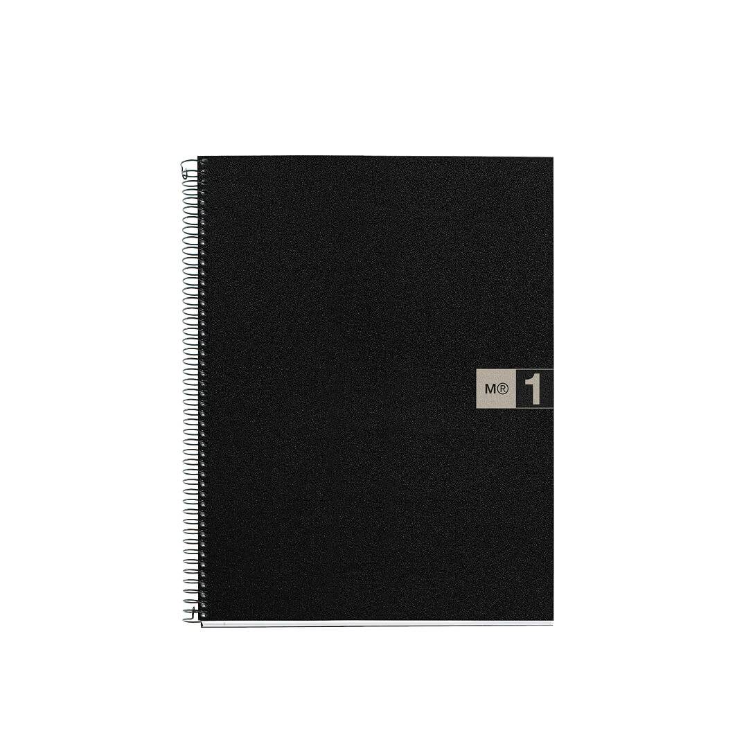 Quadern Notebook 1 A4 C5 gris 80 fulls