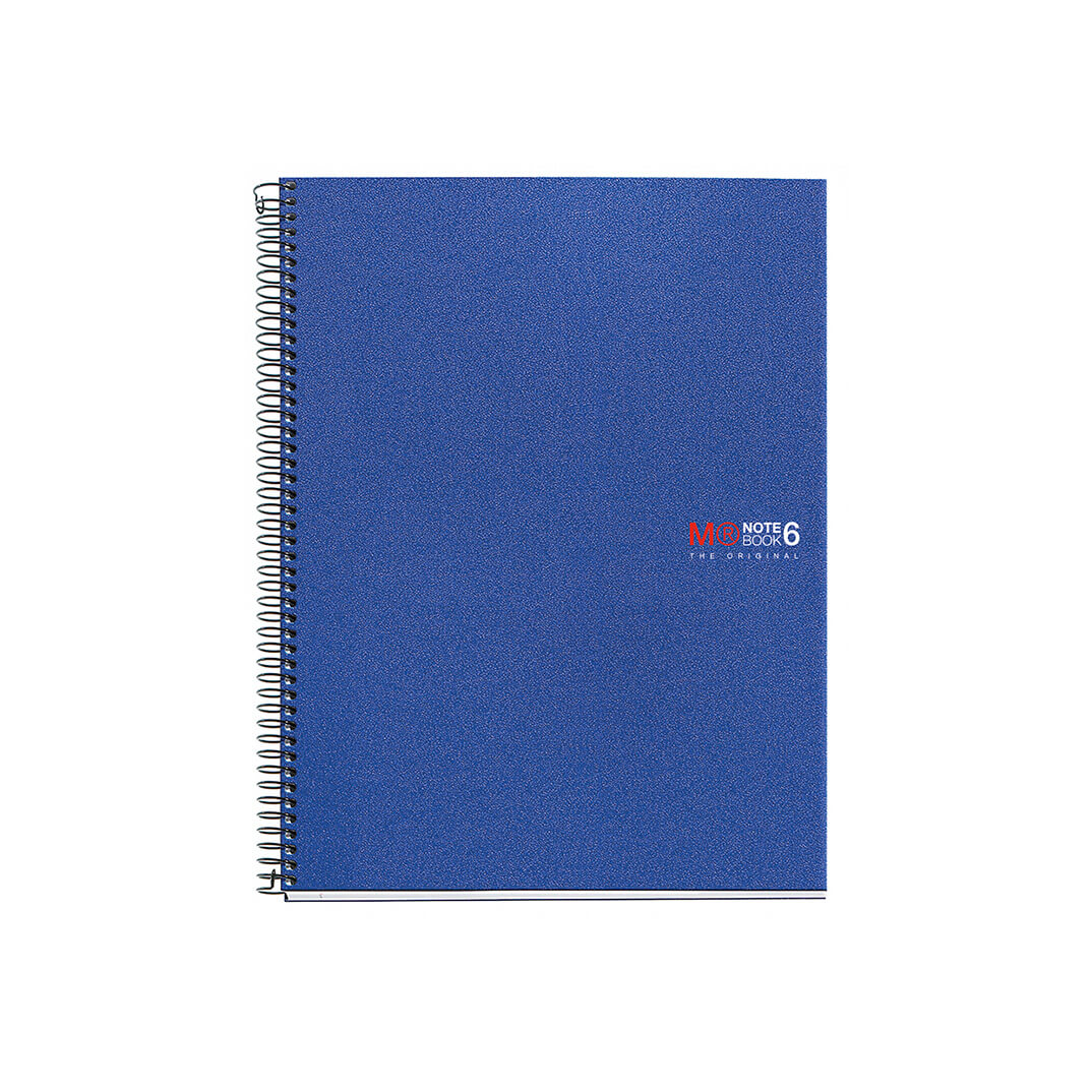 Quadern Notebook 6 A4 C5 blau 150 fulls