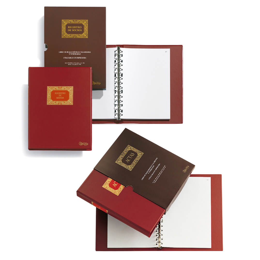 Libro hojas móviles A4 diario