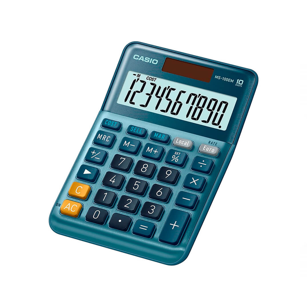 Calculadora Casio MS-100EM euro 10 dígits