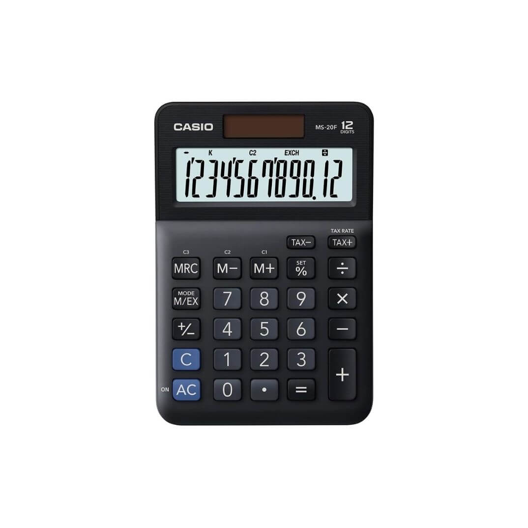 Calculadora de sobretaula Casio MS-20DQ-BK