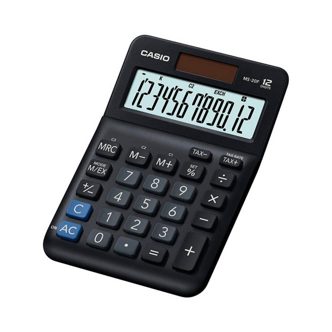 Calculadora de sobremesa Casio 12 dígitos MS-20F