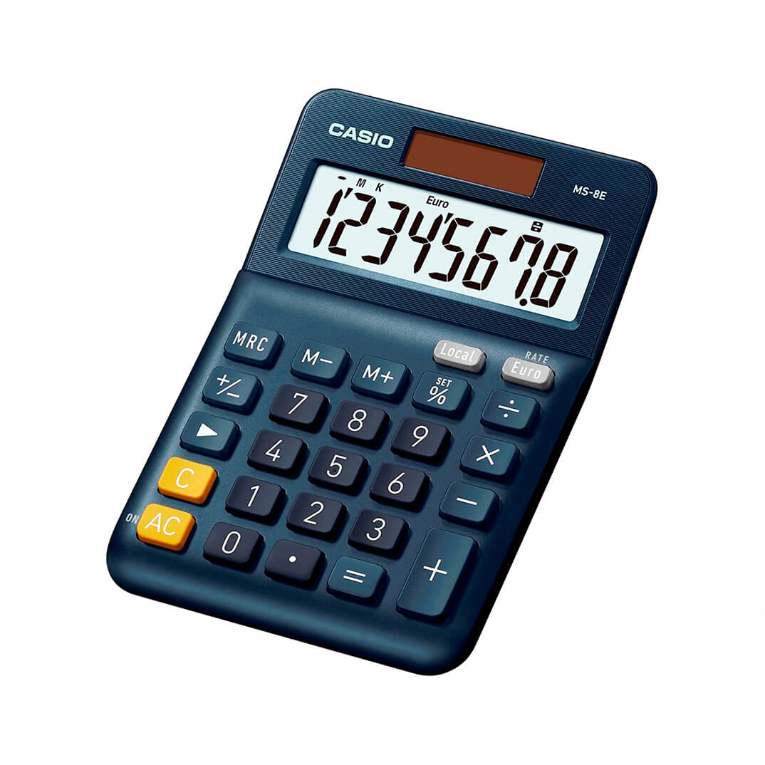 Calculadora Casio de escritorio 8 dígitos MS-8E