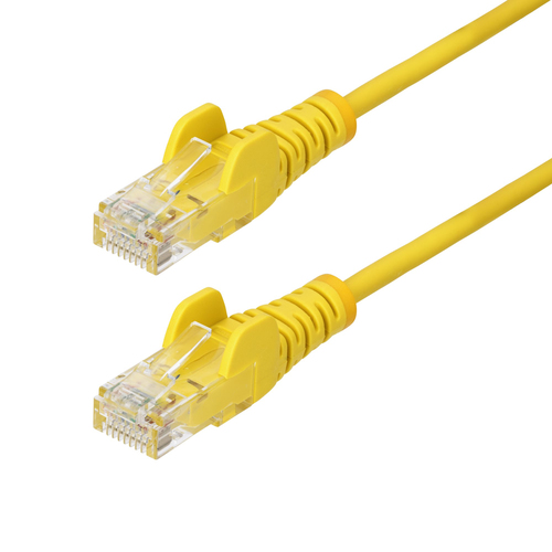 1.5M SLIM CAT6 CABLE - BLACKCABL SNAGLESS - 28 AWG