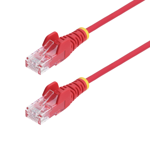CABLE ETHERNET CAT6 DELGADOCABL 7M ROJO - SNAGLESS