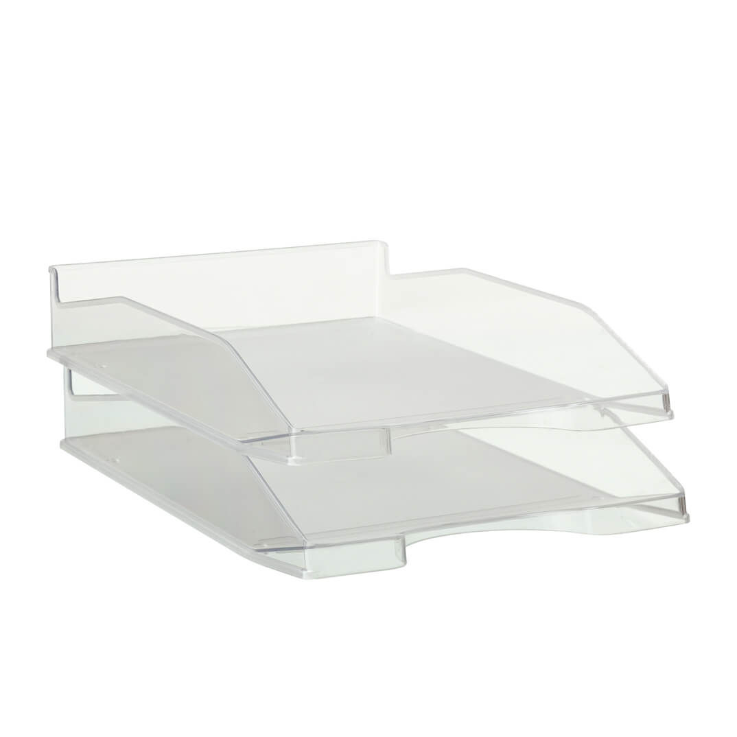 Safata de sobretaula transparent apilable