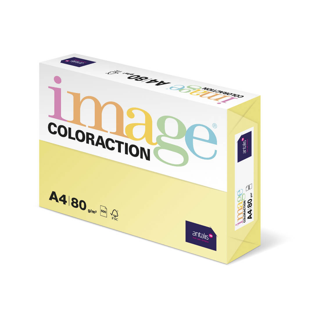 Paquet cartolina A4 160g groc desert YE23