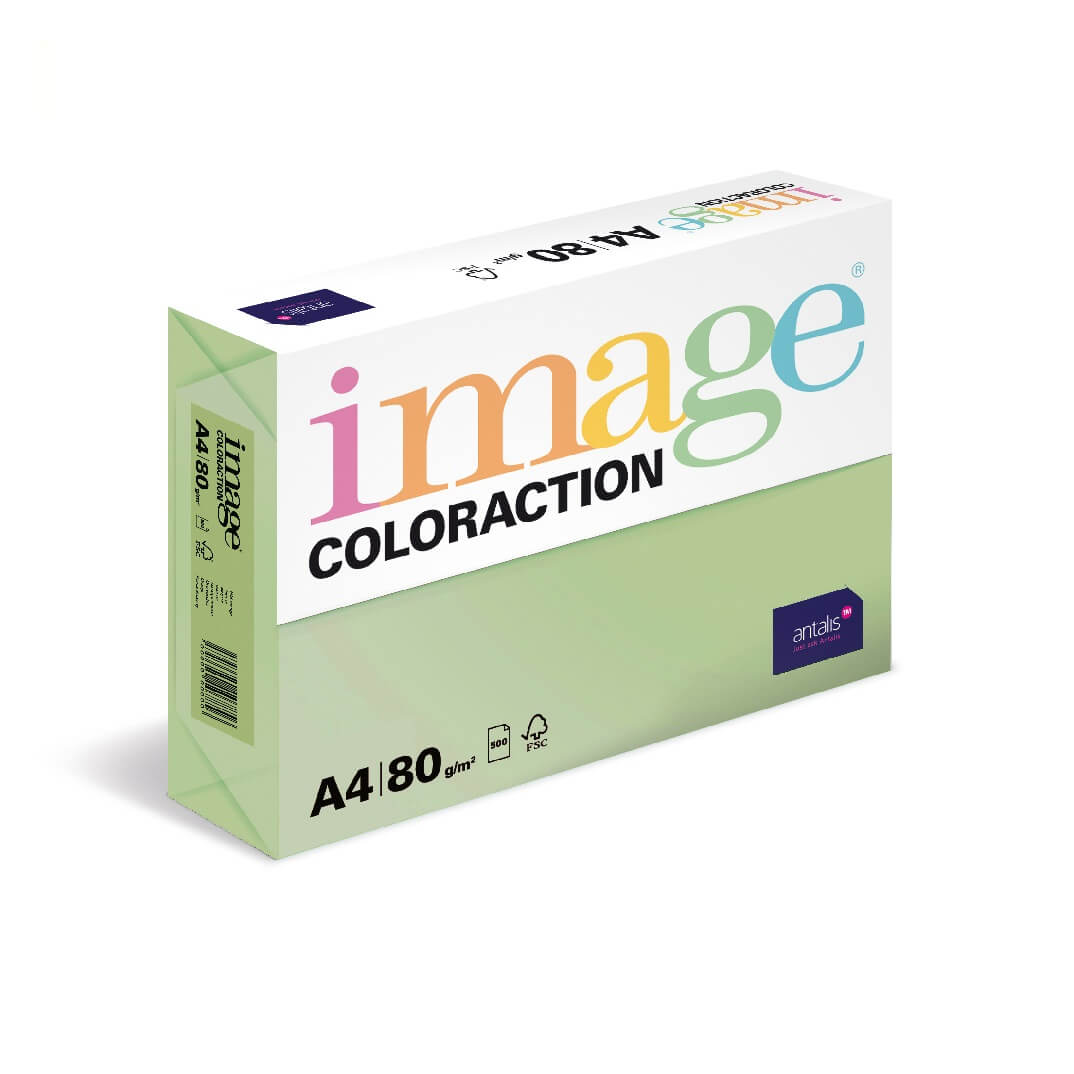 Paquete papel A4 80g verde forest MG28