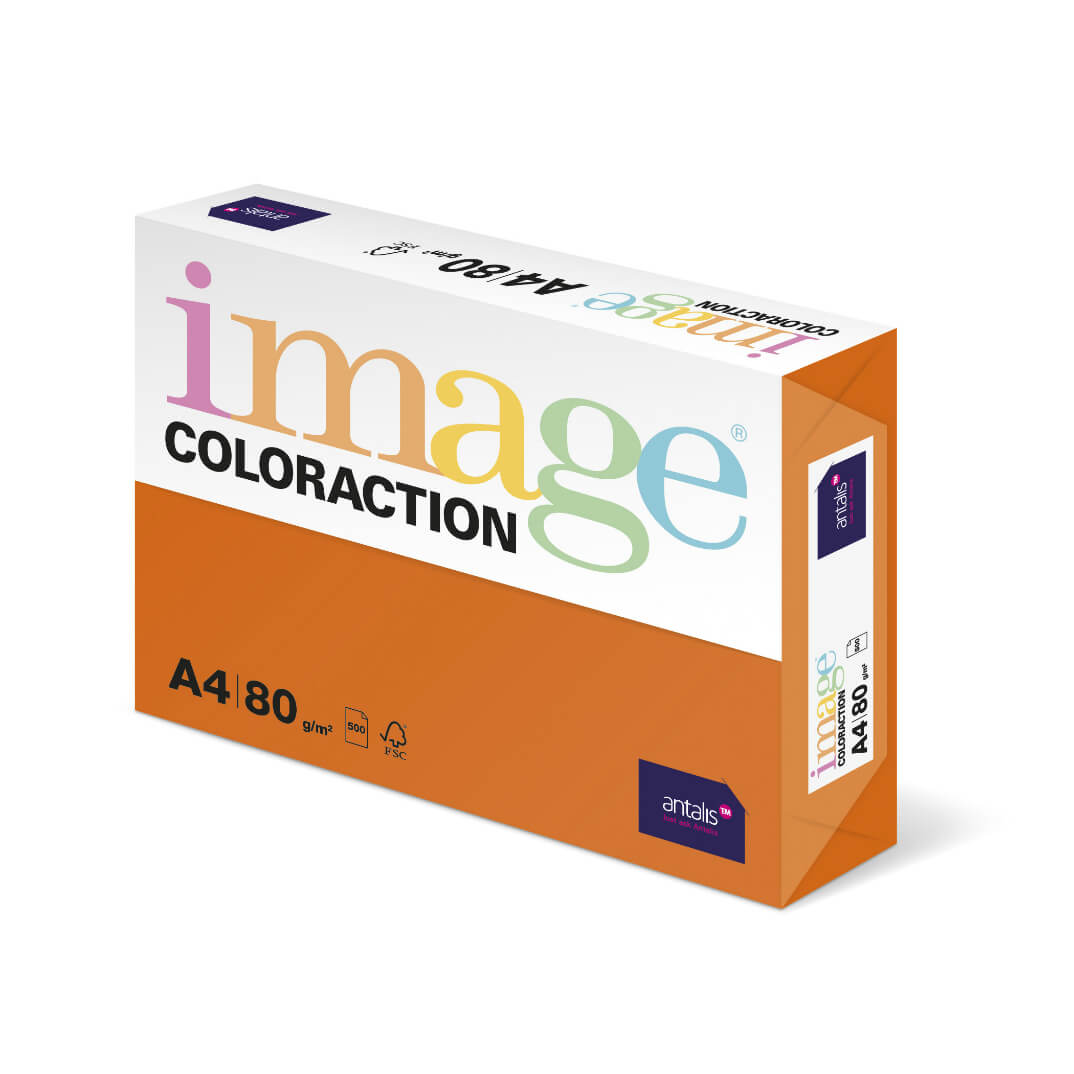 Paquet paper A3 80g taronja Amsterdam OR43