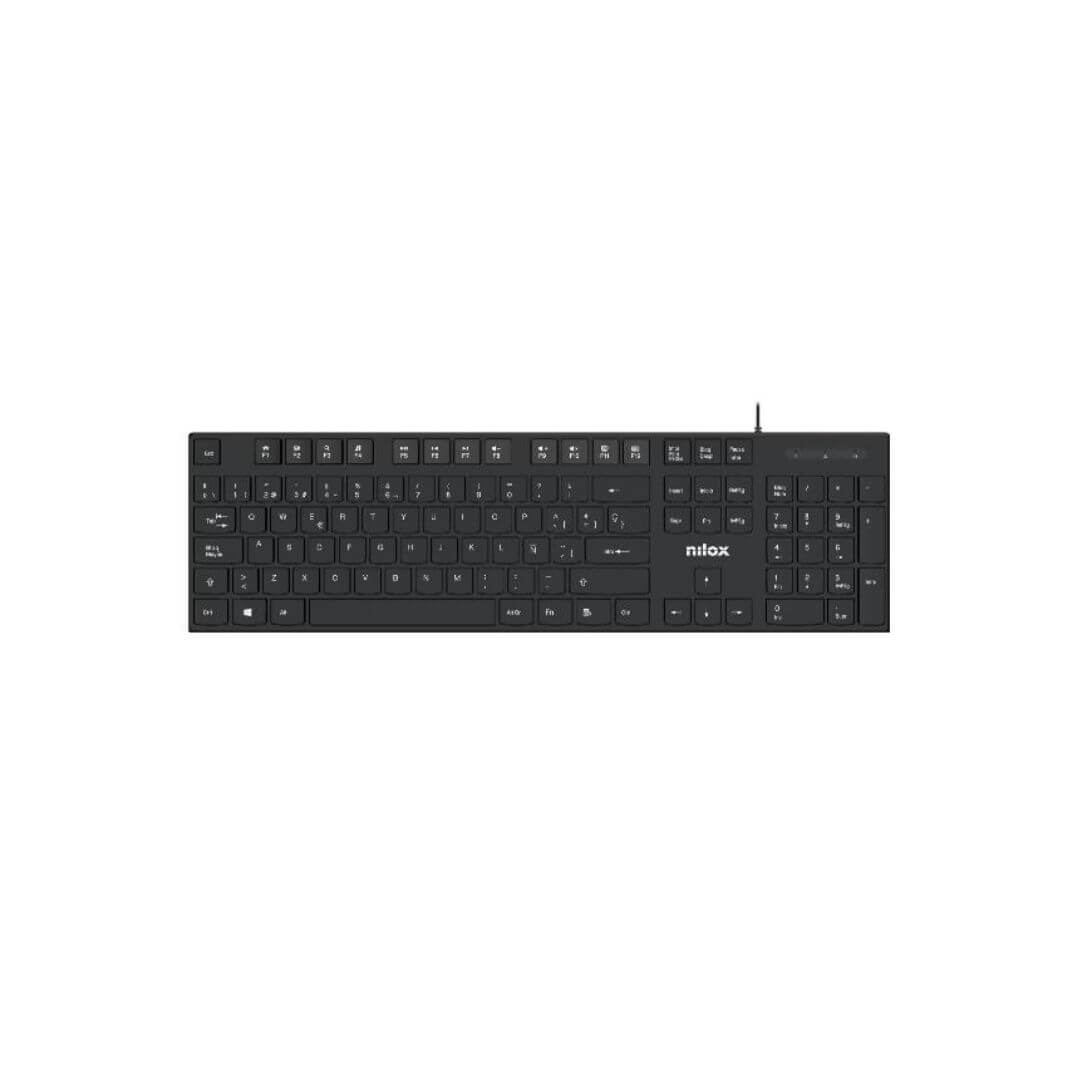 Teclat USB Layout Español negre