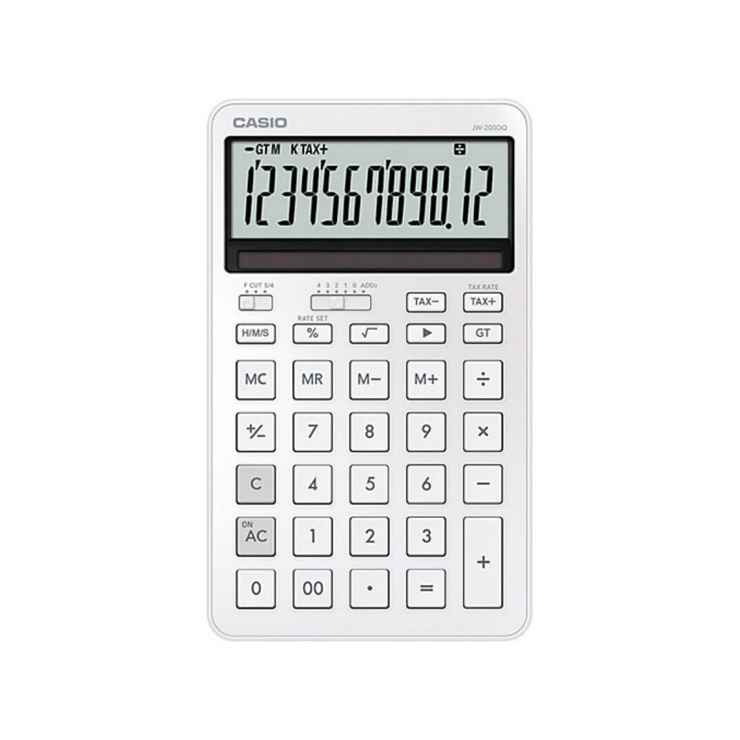 Calculadora de sobremesa Casio JW-200DQ-WE