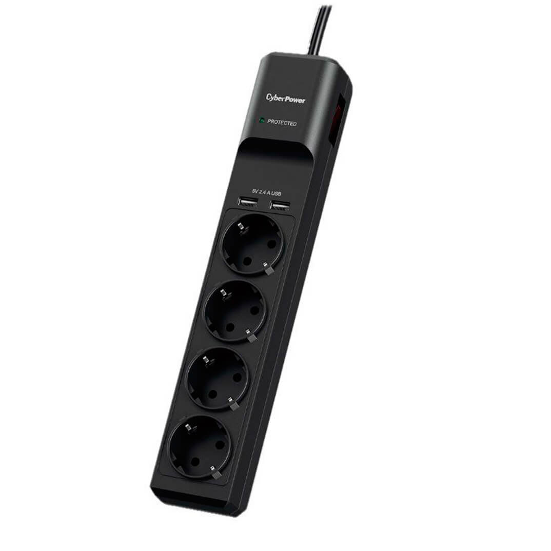 Regleta Cyberpower amb 4 preses de corrent i 2 USB
