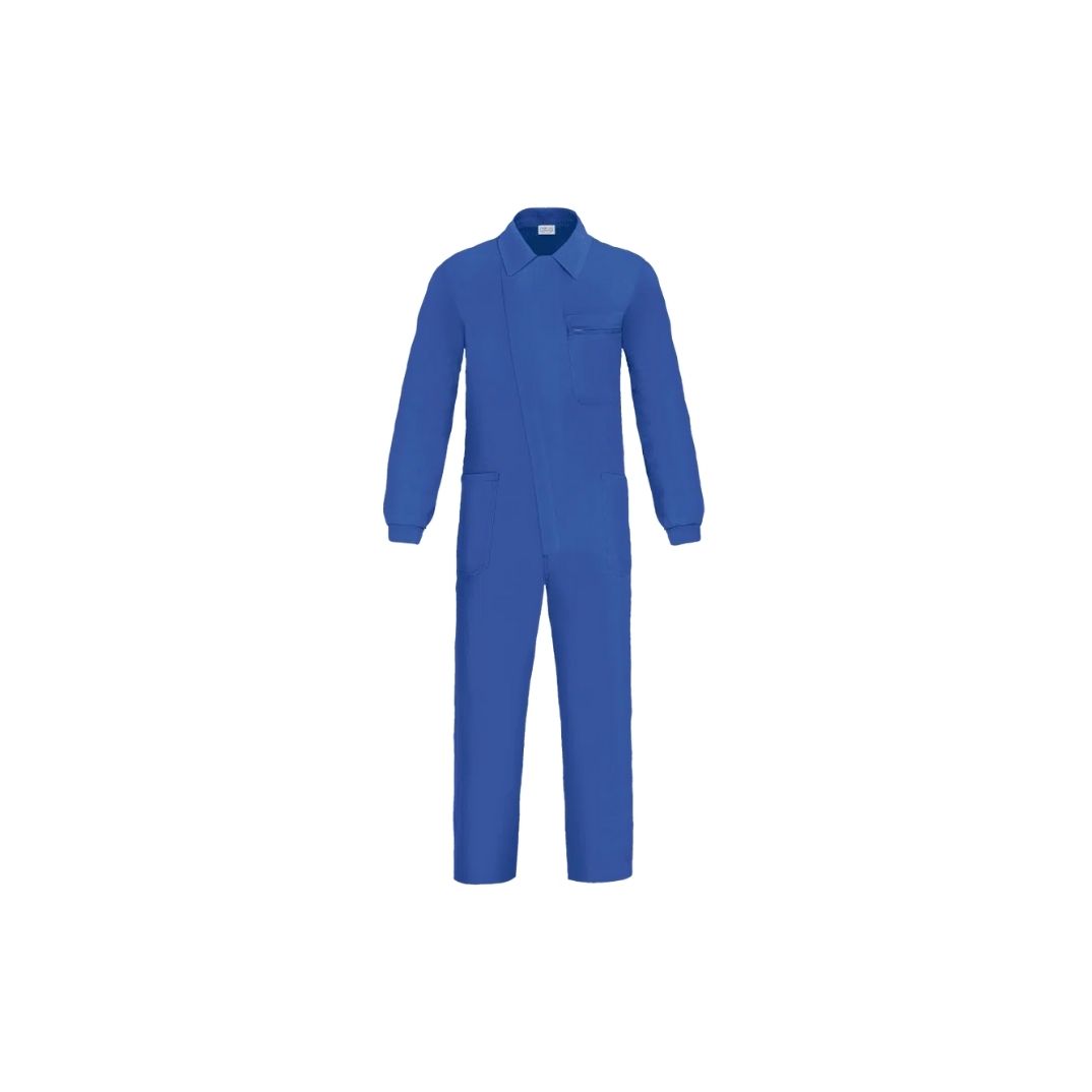 Buzo cremallera con tapeta tergal L500 azuline T62