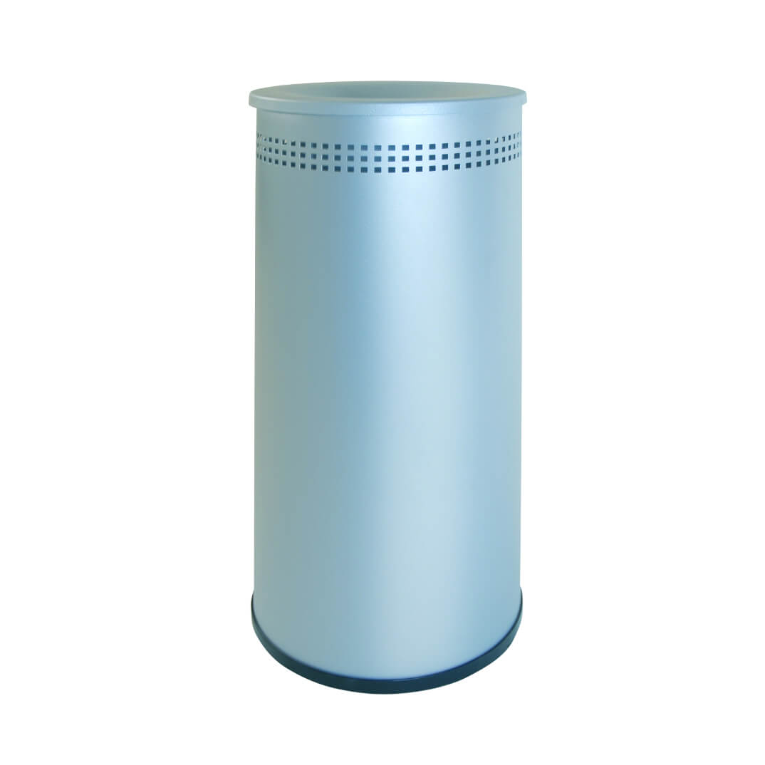 Paperera acer pintat plata 39 litres