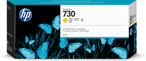 HP cartucho DesignJet 730 amarillo 300ml
